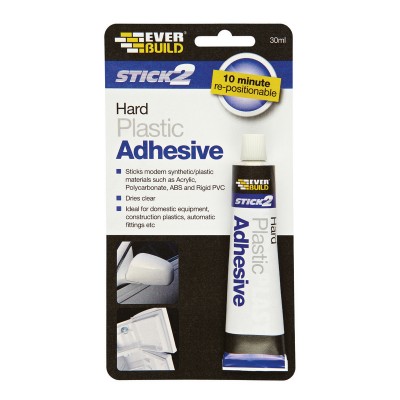 EverBuild 482347 HARD PLASTIC ADHESIVE - ΙΣΧΥΡΟ ΣΥΓΚΟΛΛΗΤΙΚΟ ΠΛΑΣΤΙΚΩΝ ΚΑΙ PVC/10 , 30ML (ΔΙΑΦΑΝΕΣ)