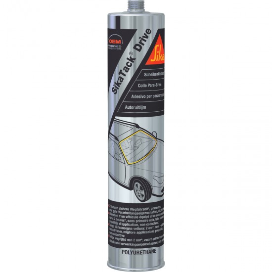 SIKA 537164 SIKATACK-DRIVE,(60min) ΚΟΛΛΑ ΠΑΡΜΠΡΙΖ, 300ML (ΜΑΥΡΟ)