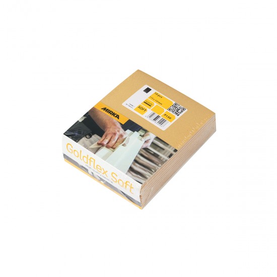 MIRKA 2971401025 GOLD FLEX SOFT,  ΠΕΤΣΕΤΑΚΙΑ ΛΕΙΑΝΣΗΣ 115MM X 140 MM (10ΤΕΜ), P240