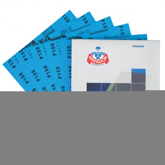 STARCKE 991A_230x280_400 MATADOR, NΤΟΥΚΟΧΑΡΤΟ YΓΡΑΣ ΤΡΙΒΗΣ , 230MM X 280MM, P400