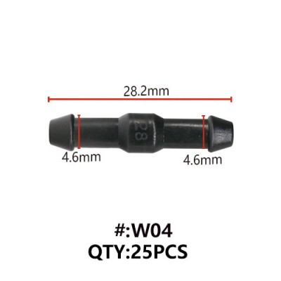 Maestro W04 ΣΥΝΔΕΣΜΟΣ ΑΠΛΟΣ ΕΥΘΥΣ ΓΙΑ ΛΑΣΤΙΧΟ Φ 4mm 